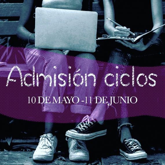 Admisión Ciclos cartel
